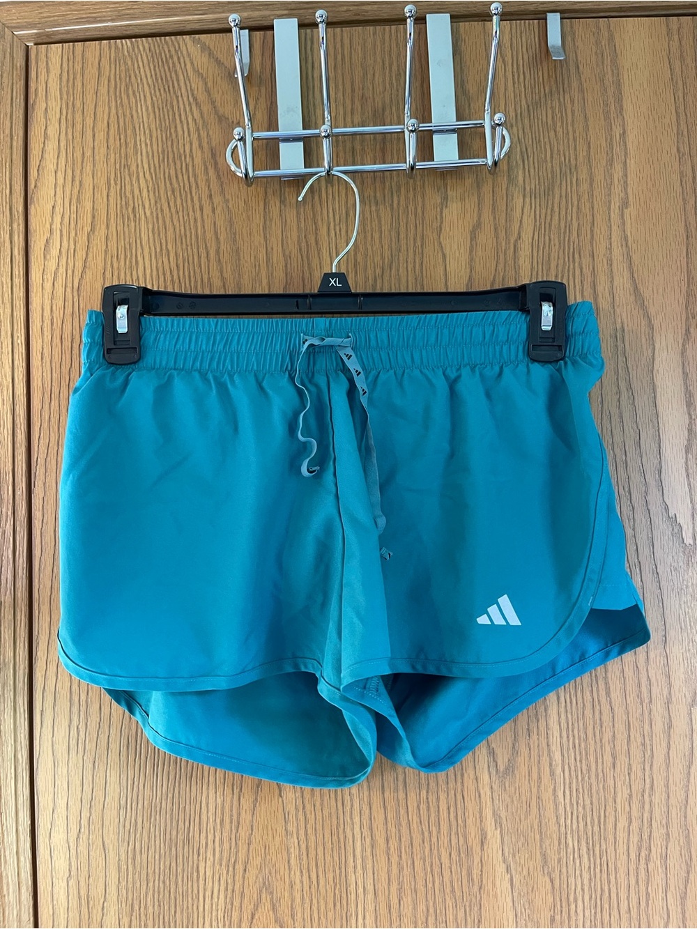 adidas Teal Women's Athletic Shorts AEROREADY - M